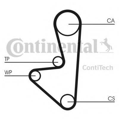 Ремінь ГРМ CONTITECH CT744