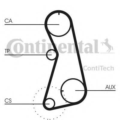 Комплект ременя ГРМ CONTITECH CT848K3