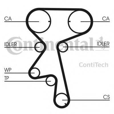 Ремінь ГРМ CONTITECH CT873