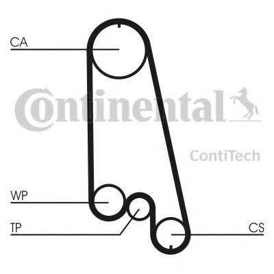 Комплект ременя ГРМ CONTITECH CT874K1