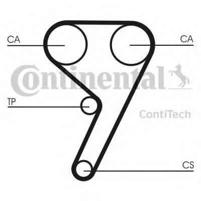 Комплект ременя ГРМ CONTITECH CT881K5