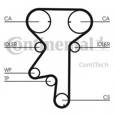 Ремінь ГРМ CONTITECH CT975