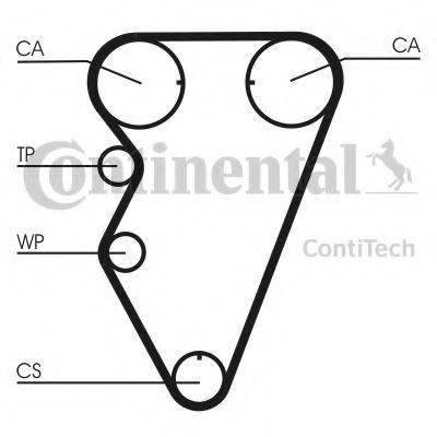 Ремінь ГРМ CONTITECH CT974