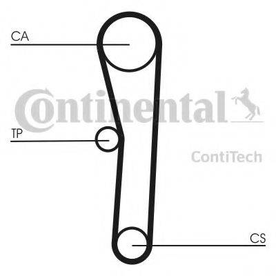 Комплект ременя ГРМ CONTITECH CT1008K1