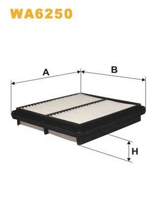 Повітряний фільтр WIX FILTERS WA6250