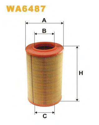 Повітряний фільтр WIX FILTERS WA6487