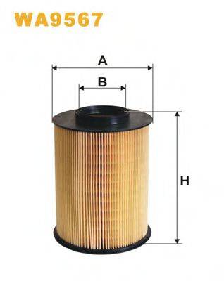 Повітряний фільтр WIX FILTERS WA9567