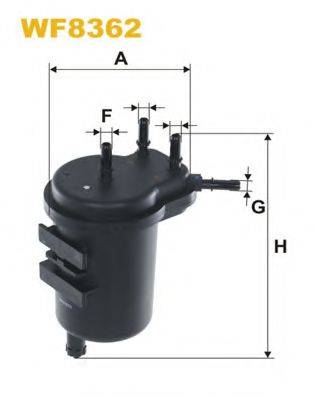 Паливний фільтр WIX FILTERS WF8362