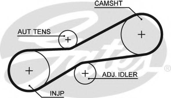 Ремінь ГРМ GATES 5494XS