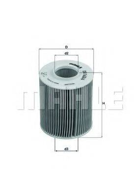 Масляний фільтр KNECHT OX 163/4D