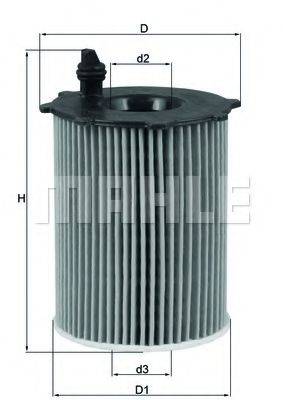 Масляний фільтр KNECHT OX 171/2D1