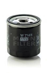 Масляний фільтр MANN-FILTER W 714/4