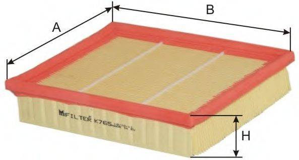 Повітряний фільтр MFILTER K 765