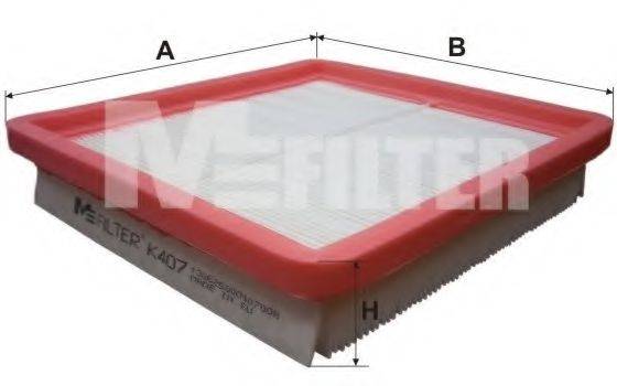 Повітряний фільтр MFILTER K 407