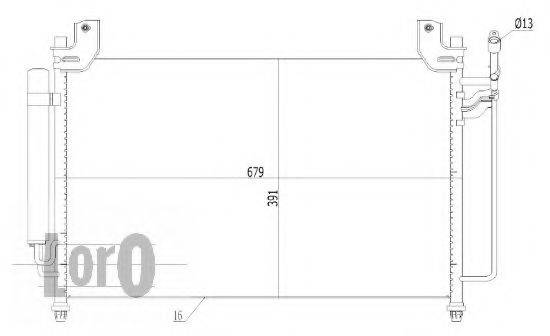 Конденсатор, кондиціонер LORO 030-016-0020