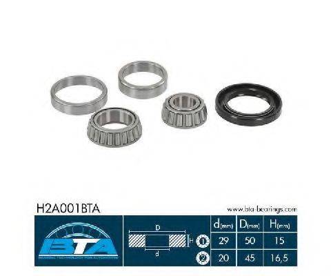 Комплект підшипника ступиці колеса BTA H2A001BTA