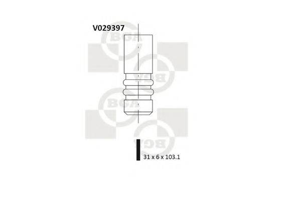 Впускний клапан BGA V029397