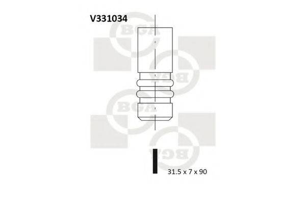 Випускний клапан BGA V331034