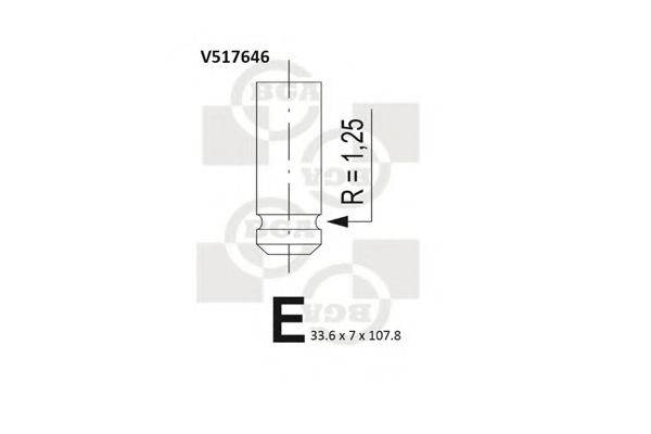 Випускний клапан BGA V517646