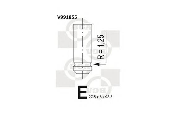 Впускний клапан BGA V991855