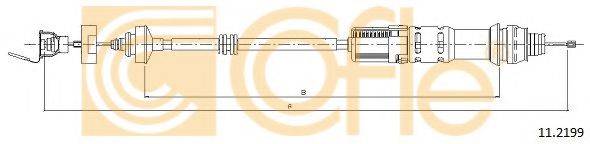 Трос, управління зчепленням COFLE 11.2199