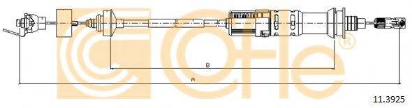 Трос, управління зчепленням COFLE 11.3925