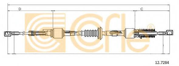 Трос, ступінчаста коробка передач COFLE 12.7284