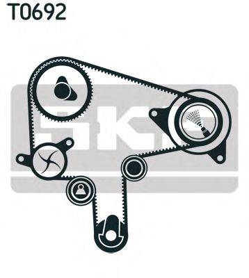 Комплект ременя ГРМ SKF VKMA 94919