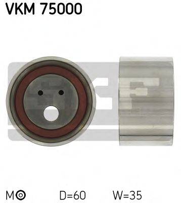 Натяжний ролик, ремінь ГРМ SKF VKM 75000