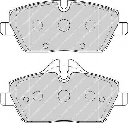 Комплект гальмівних колодок, дискове гальмо FERODO FDB1974