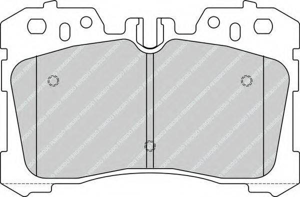 Комплект гальмівних колодок, дискове гальмо FERODO FDB4277