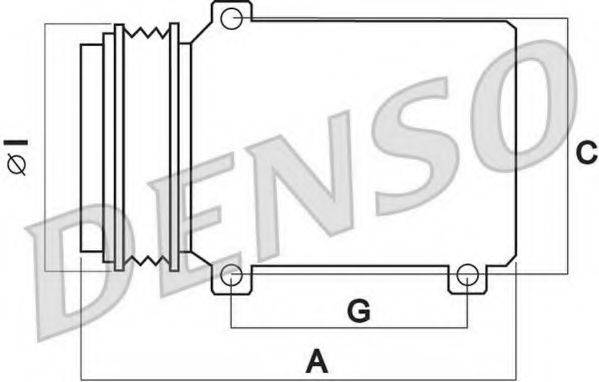 Компресор, кондиціонер DENSO DCP02036