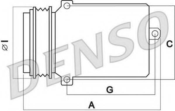 Компресор, кондиціонер DENSO DCP02006