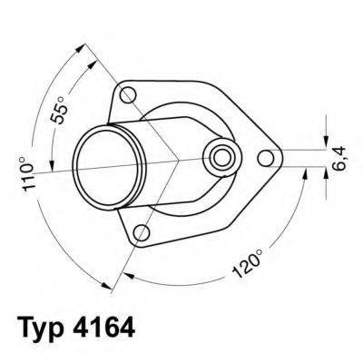 Термостат, що охолоджує рідину WAHLER 4164.92D