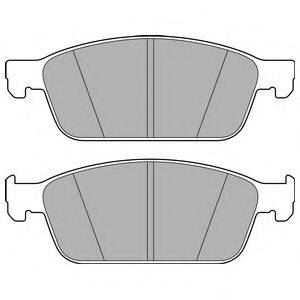 Комплект гальмівних колодок, дискове гальмо DELPHI LP2495