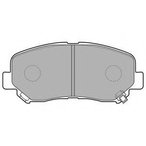 Комплект гальмівних колодок, дискове гальмо DELPHI LP2481